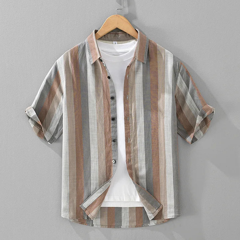 CALDEN LINEN SHORT SLEEVE