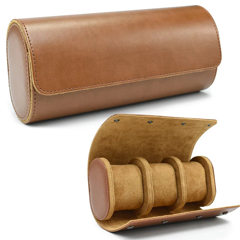 LEATHER LUXE WATCH CASE
