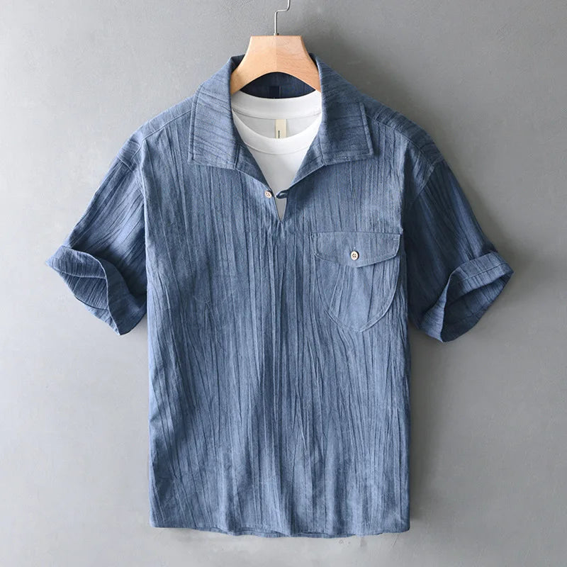 WESLEY LINEN SHORT SLEEVE