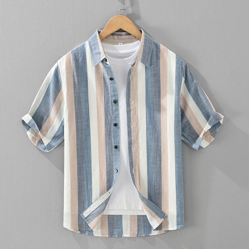CALDEN LINEN SHORT SLEEVE