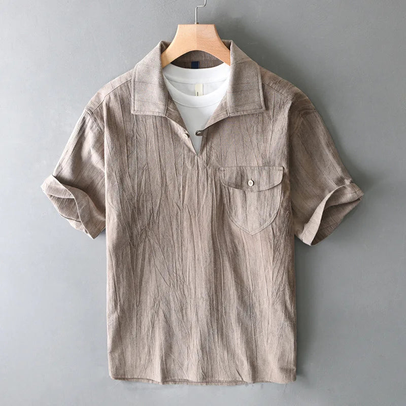 WESLEY LINEN SHORT SLEEVE