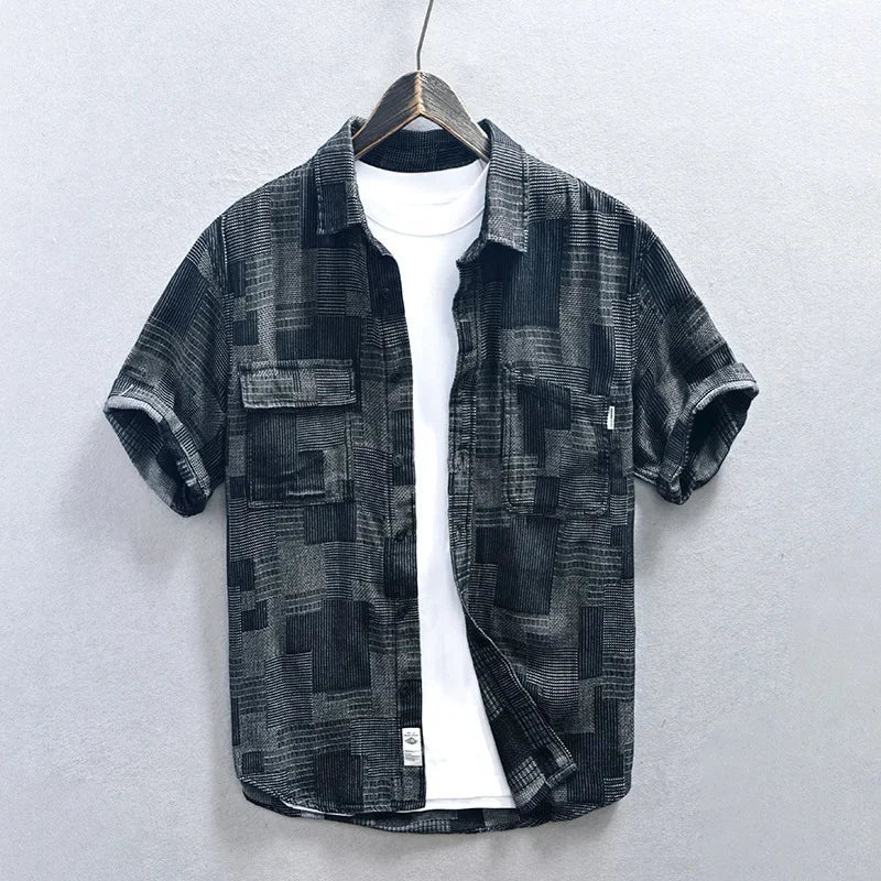CHASE CHECKERED BUTTON-UP