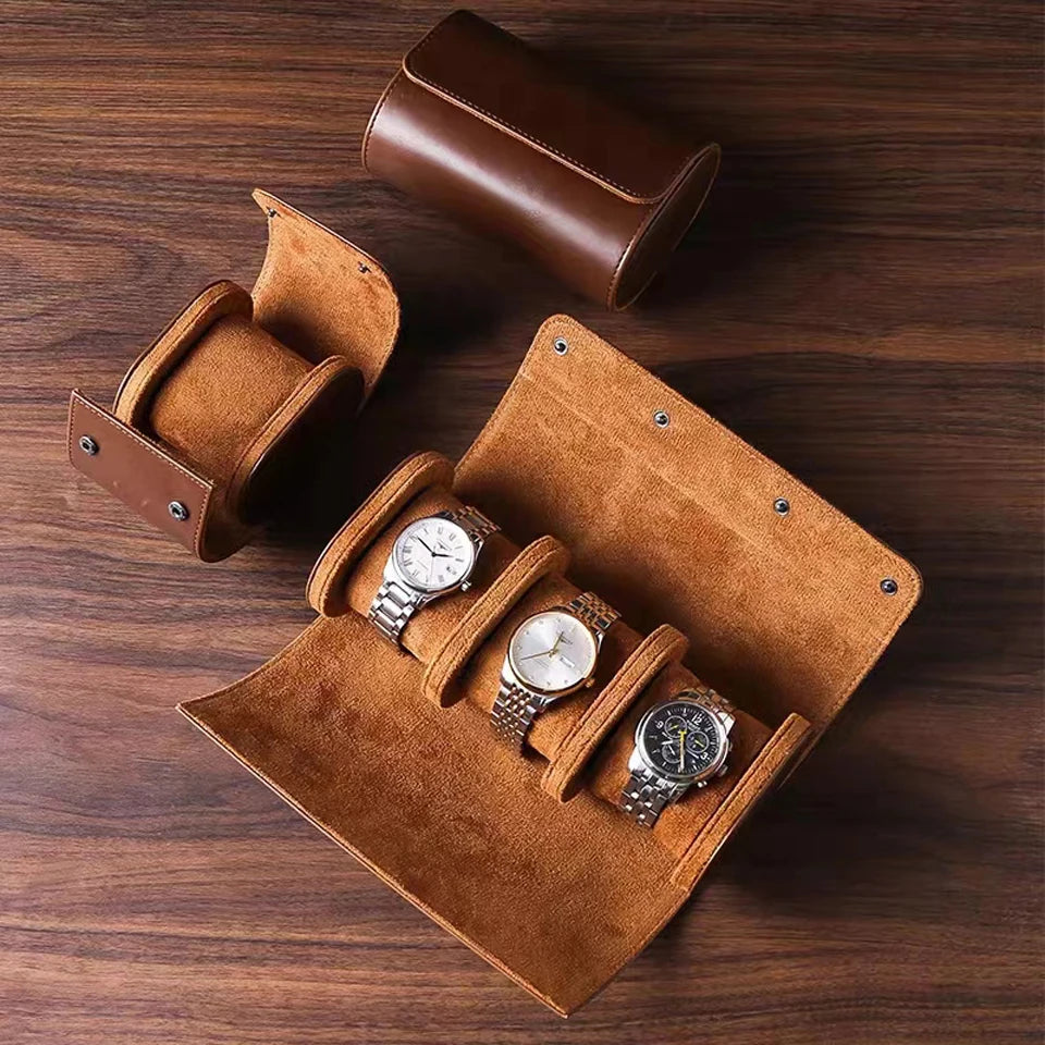 LEATHER LUXE WATCH CASE