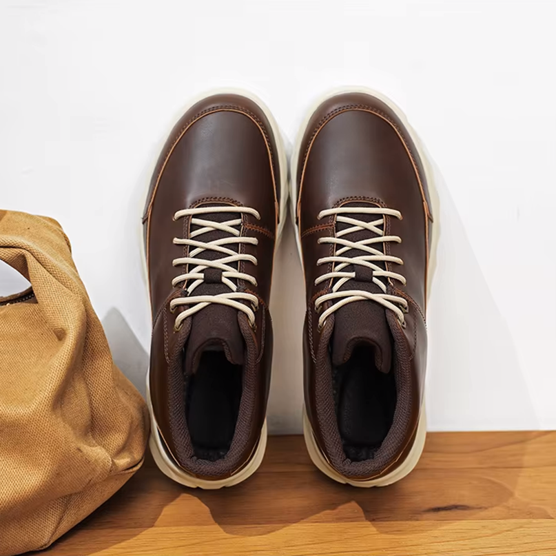 HUXLEY LEATHER HIGH TOPS