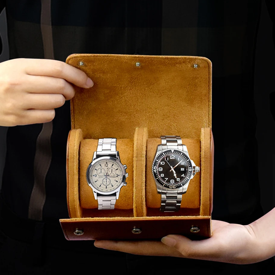 LEATHER LUXE WATCH CASE