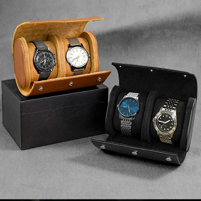 LEATHER LUXE WATCH CASE