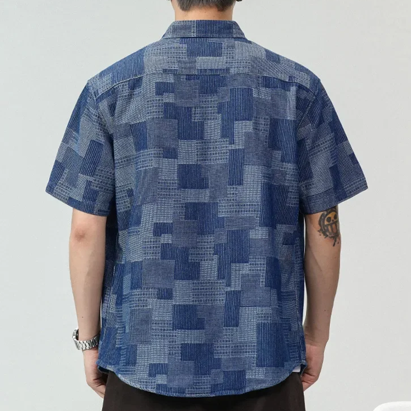 CHASE CHECKERED BUTTON-UP