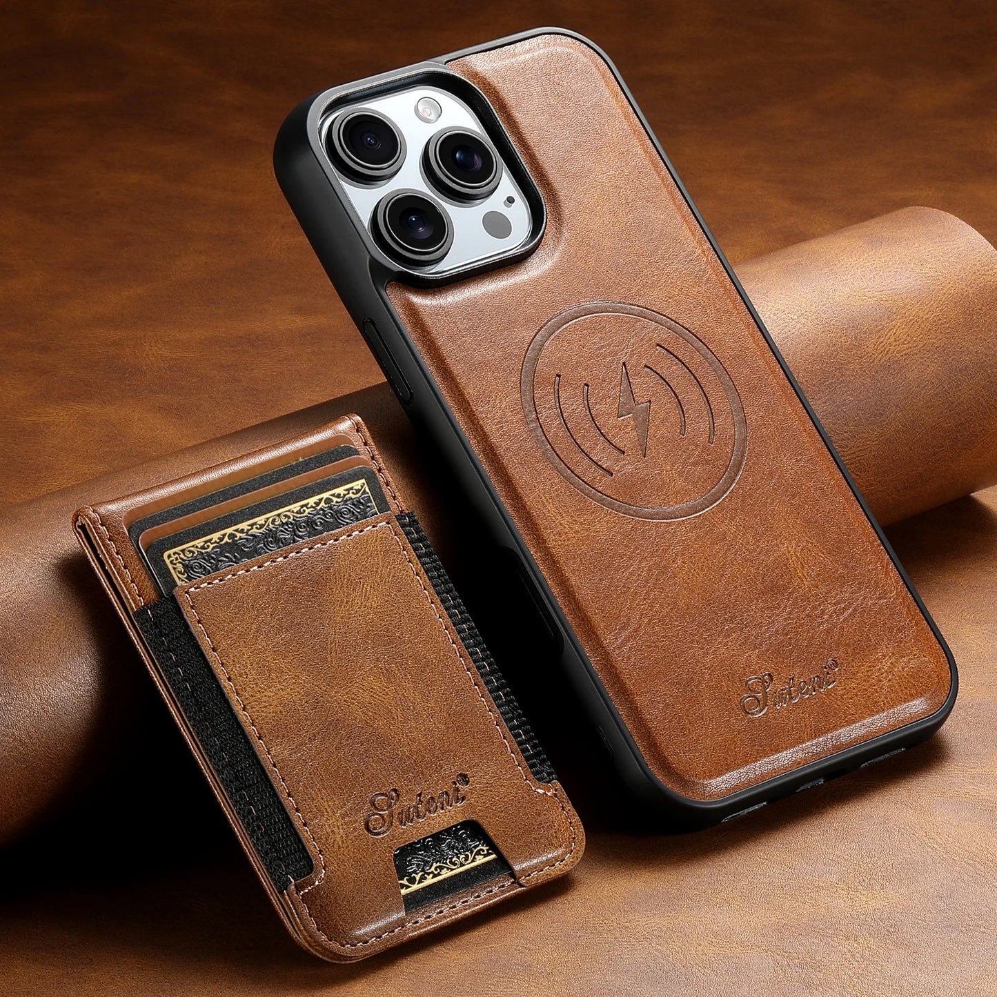 FLIPSTAND™ LEATHER iPHONE CASE