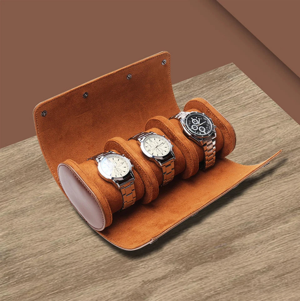 LEATHER LUXE WATCH CASE