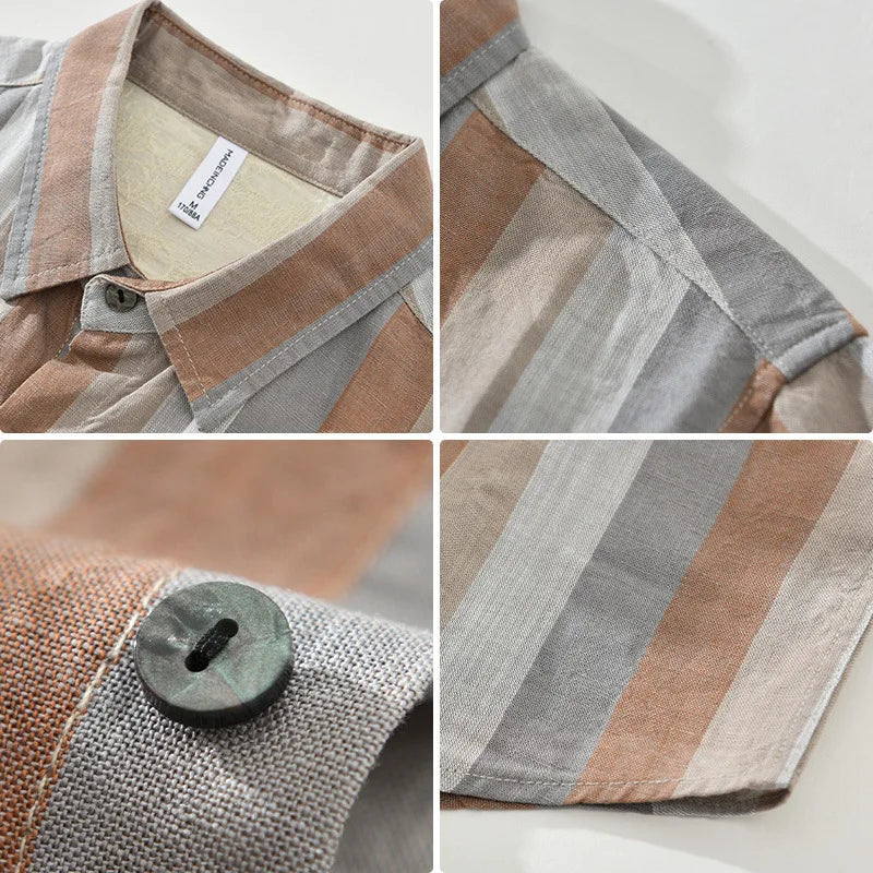 CALDEN LINEN SHORT SLEEVE