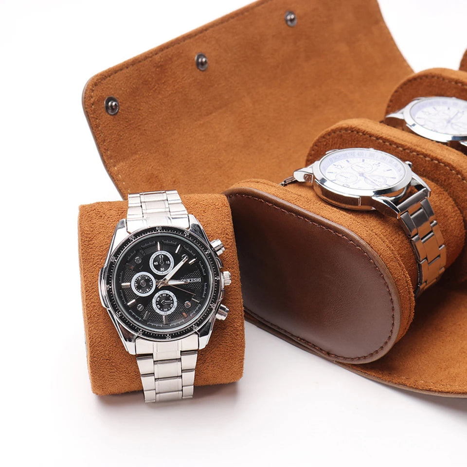 LEATHER LUXE WATCH CASE