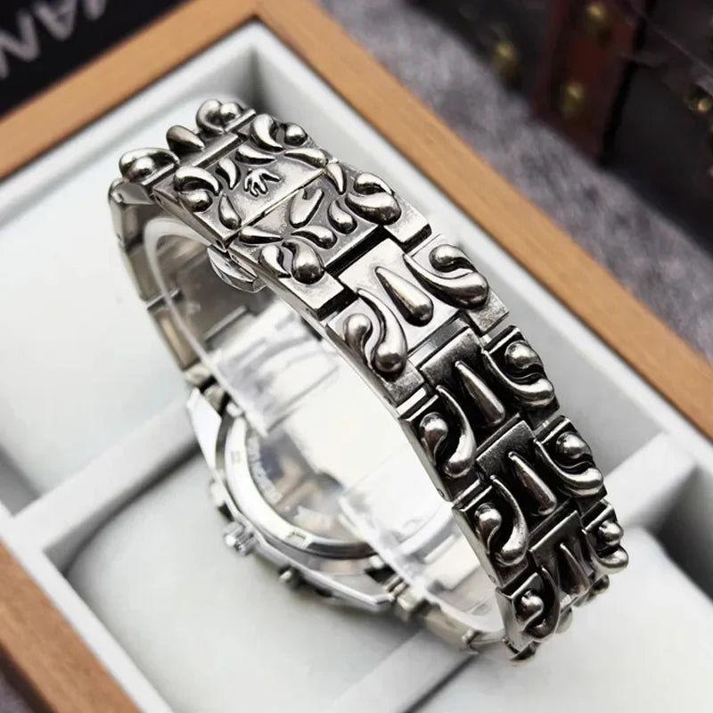 Silver Teardrop Watch