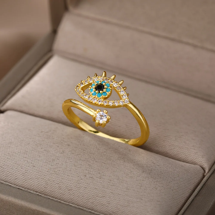 Solaria Evil Eye Ring