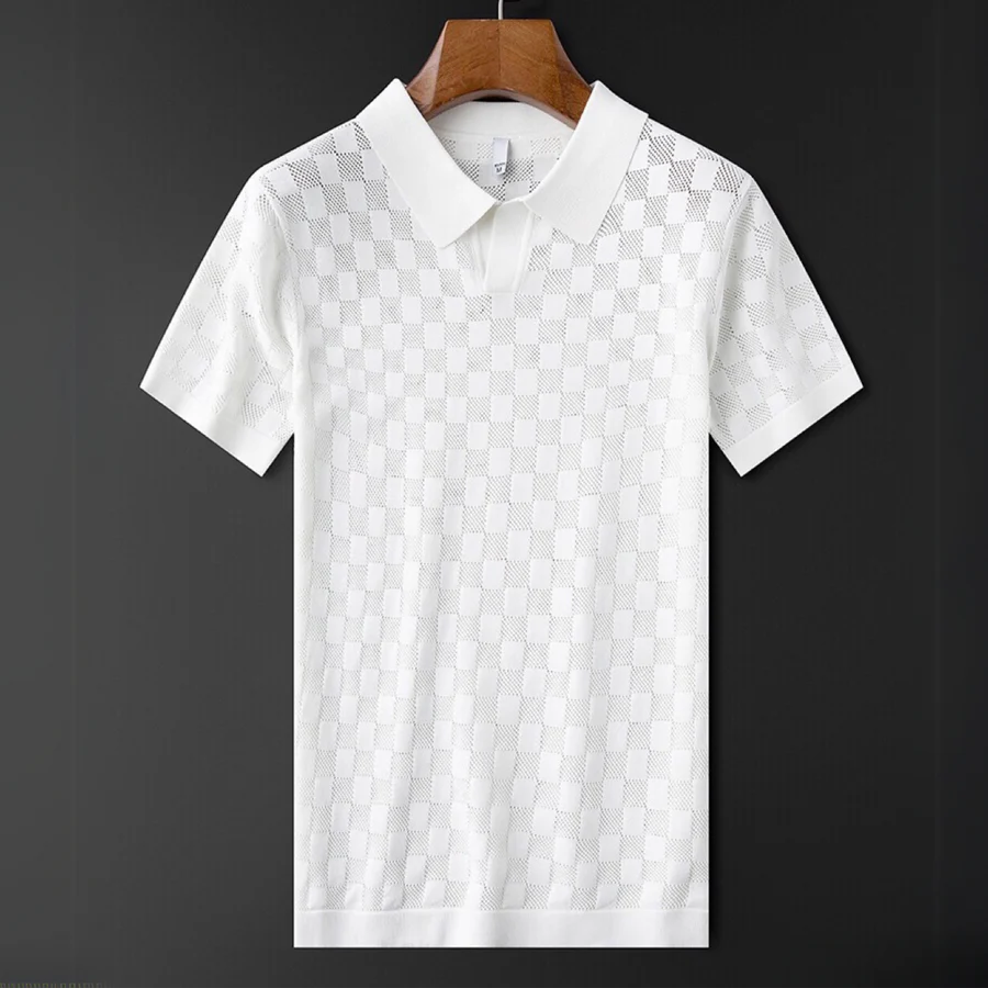 Vince Calder Checknit Polo