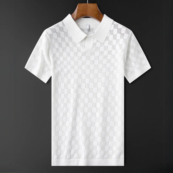 Vince Calder Checknit Polo