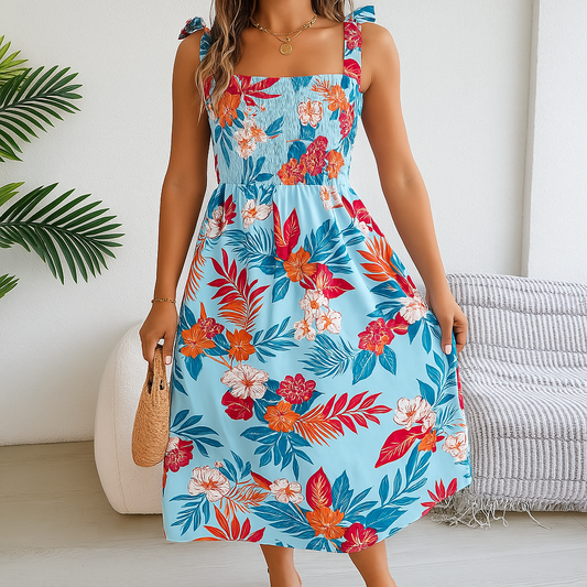 MOANA SPRING FLORAL DRESS