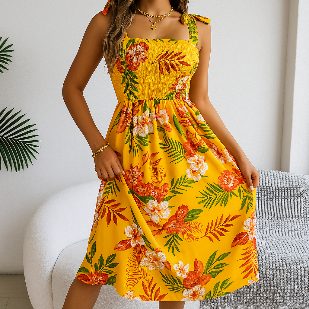 Moana Spring Floral Dress