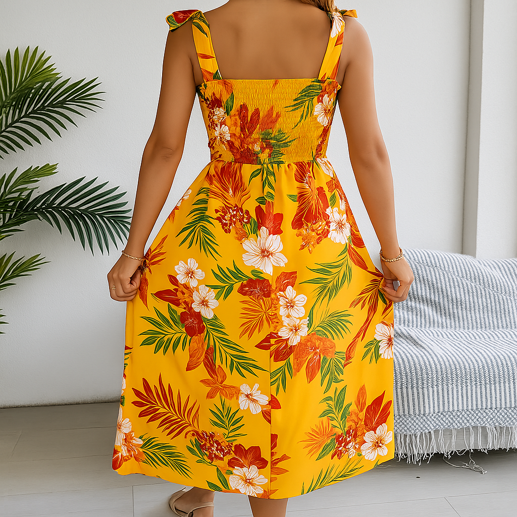 Moana Spring Floral Dress