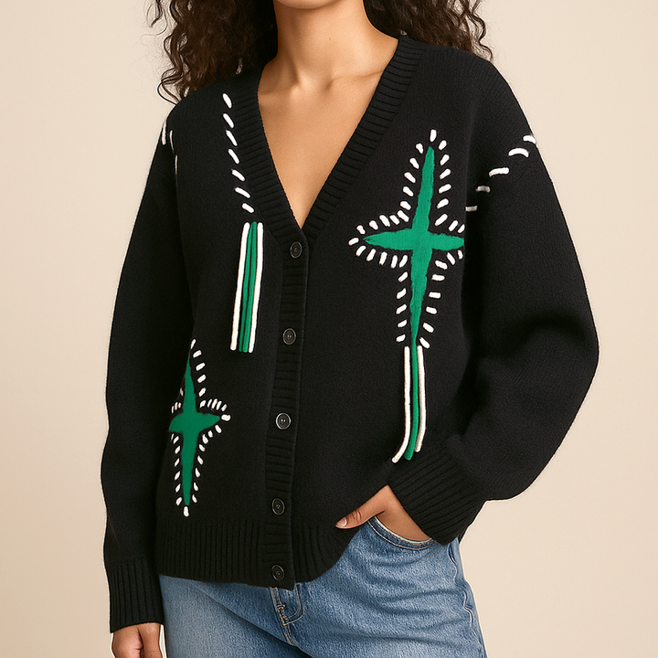 Calvary Crossknit Cardigan