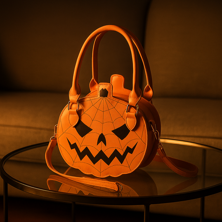 Trick-Or-Treat Leather Handlebag