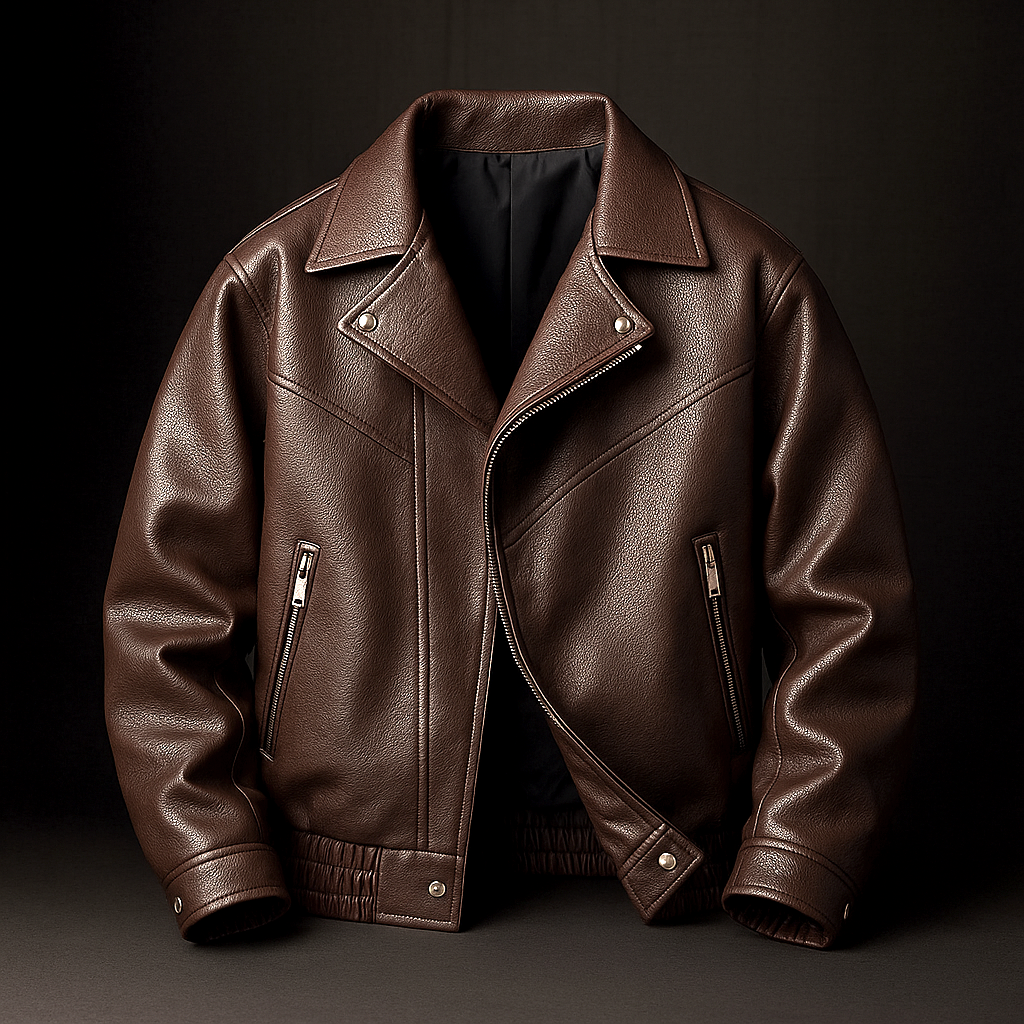 Trager Vintage Leather Bomber
