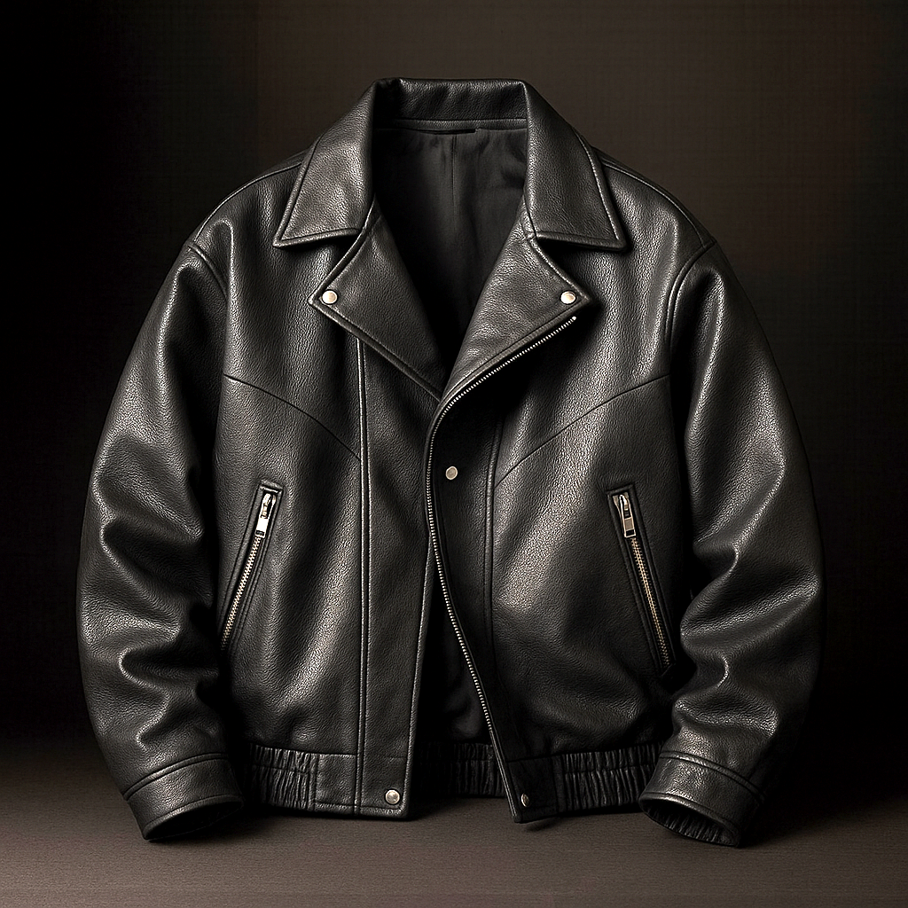 Trager Vintage Leather Bomber