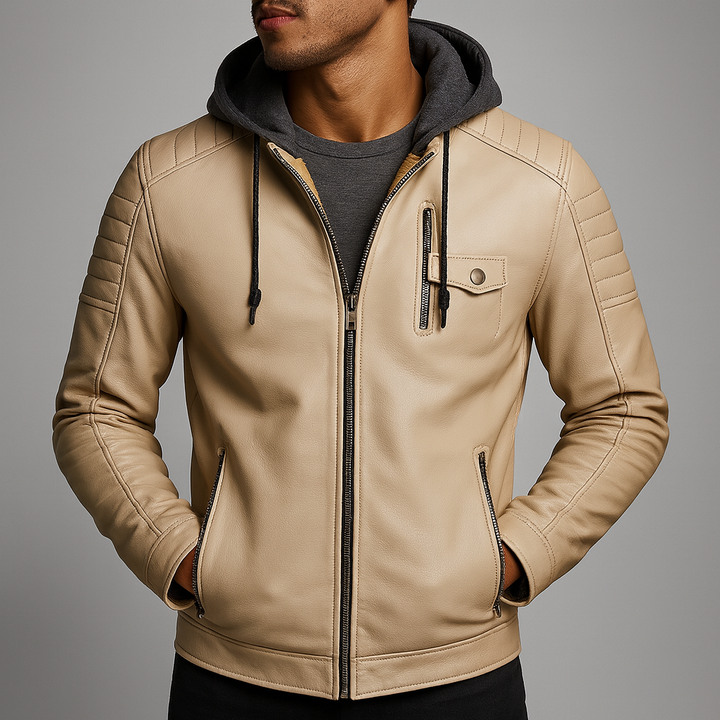 Colt Brookson Leather Hoodie