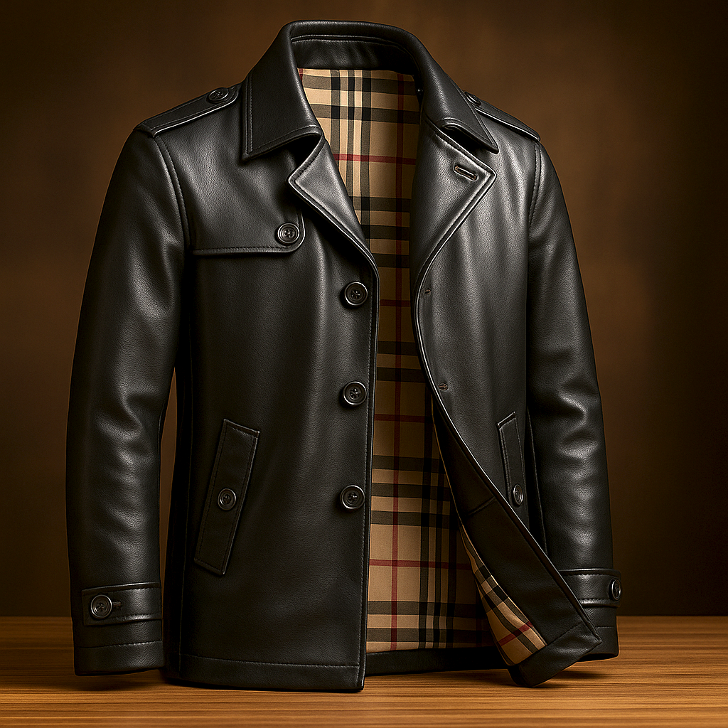 Belmeyer Leather Overcoat
