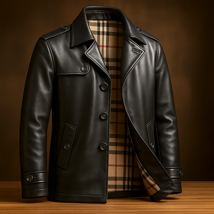Belmeyer Leather Overcoat