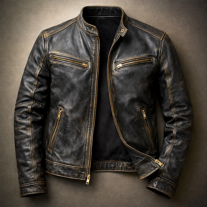 Rossi Patina Leather Jacket