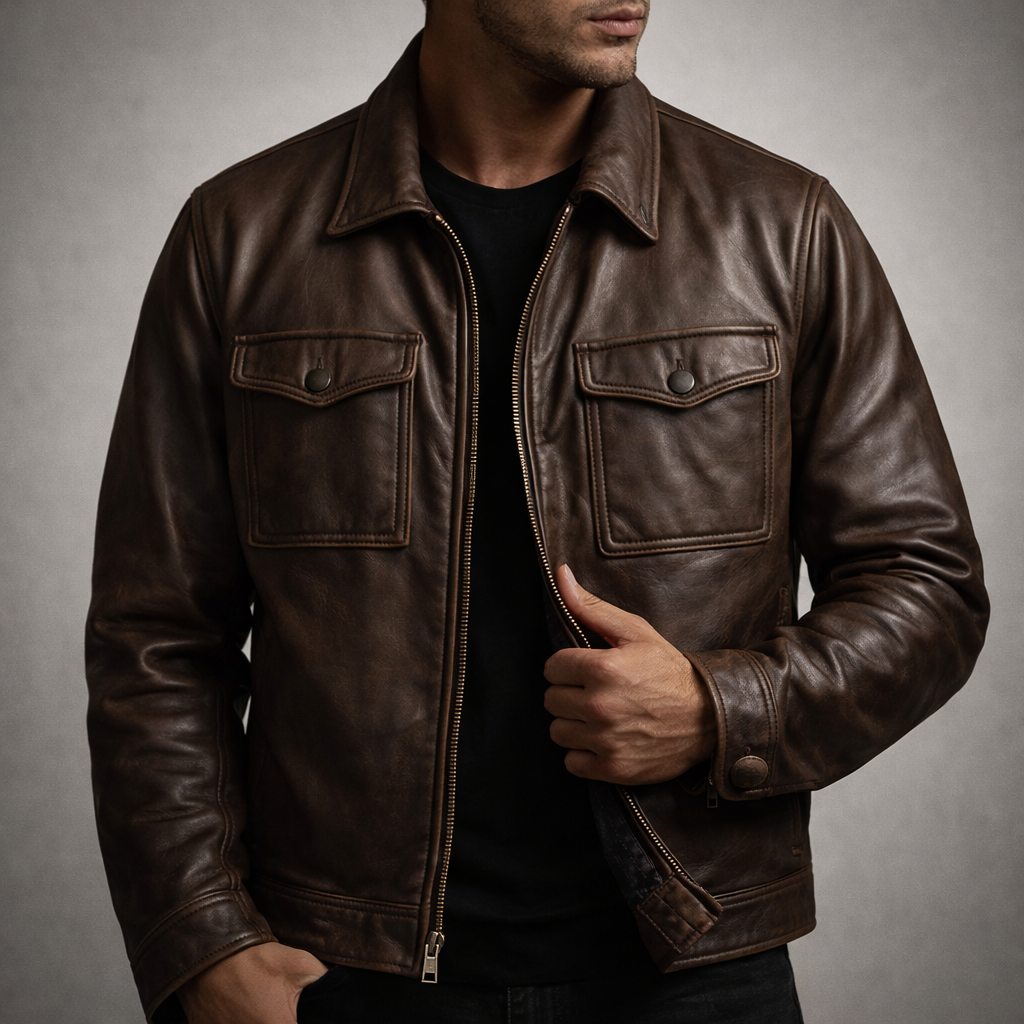 Jack Crowe Leather Jacket