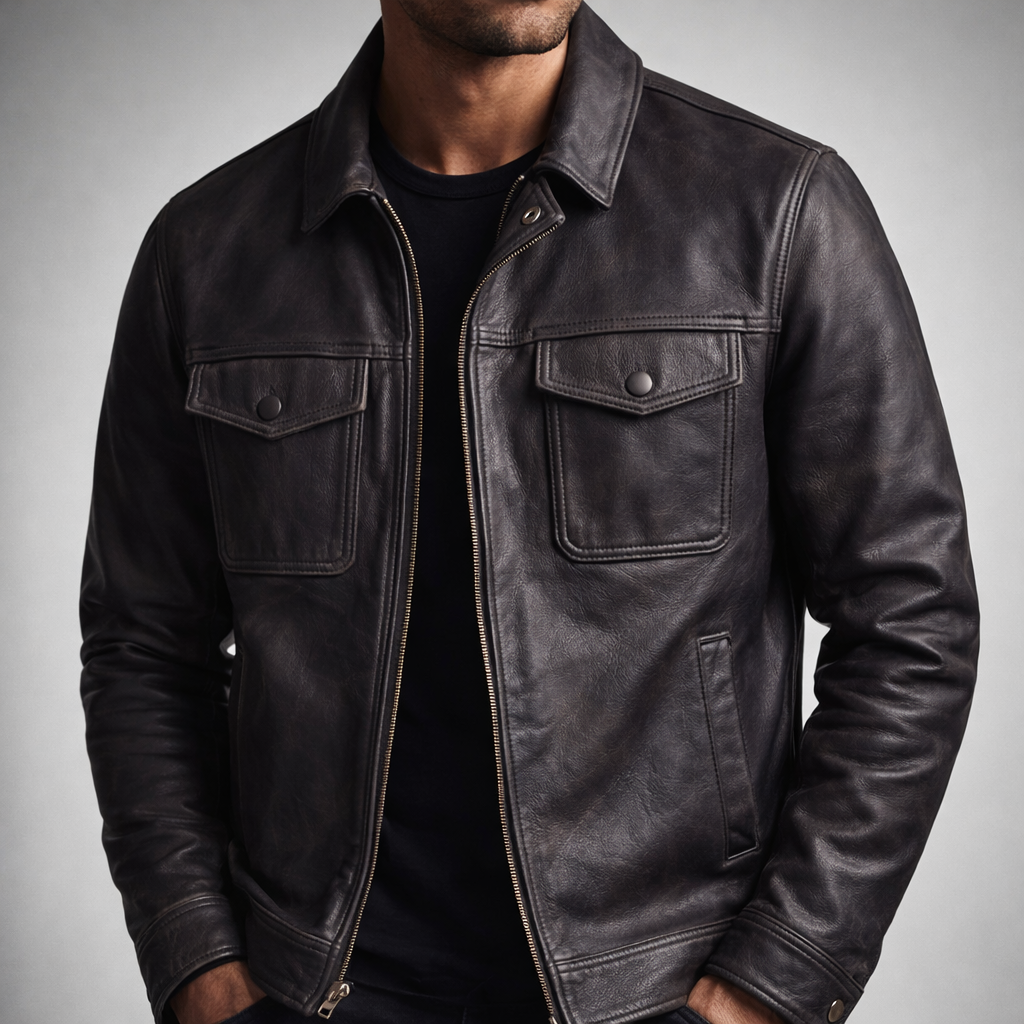 Jack Crowe Leather Jacket