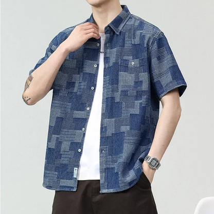CHASE CHECKERED BUTTON-UP