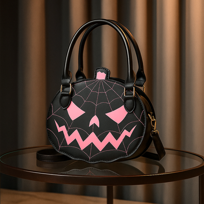 TRICK-OR-TREAT LEATHER HANDLEBAG