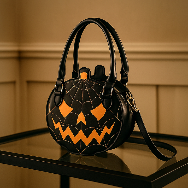 Trick-Or-Treat Leather Handlebag