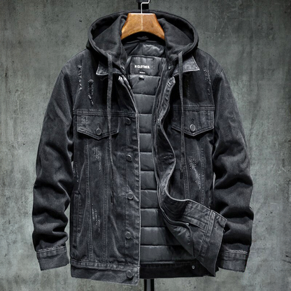 RIDGEMEYER THERMAL DENIM HOODIE
