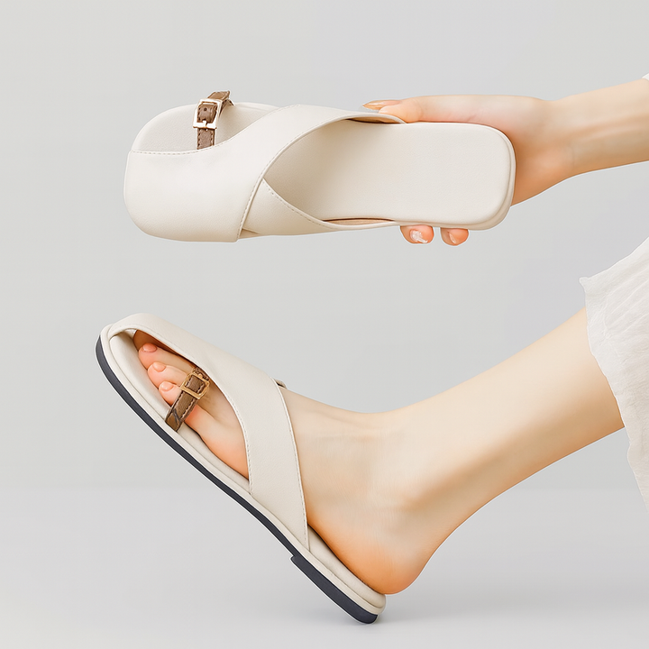 Meyer Jane Buckle Flats