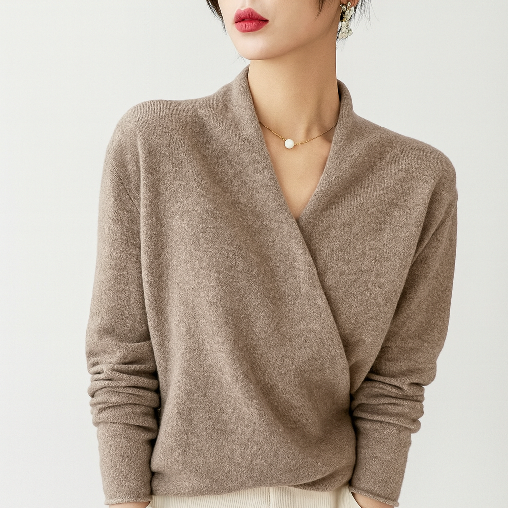 WINSLET WOOL V-NECK
