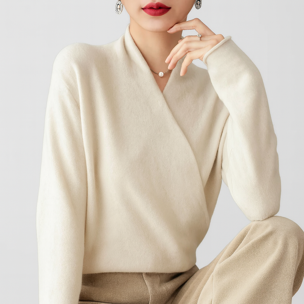 WINSLET WOOL V-NECK