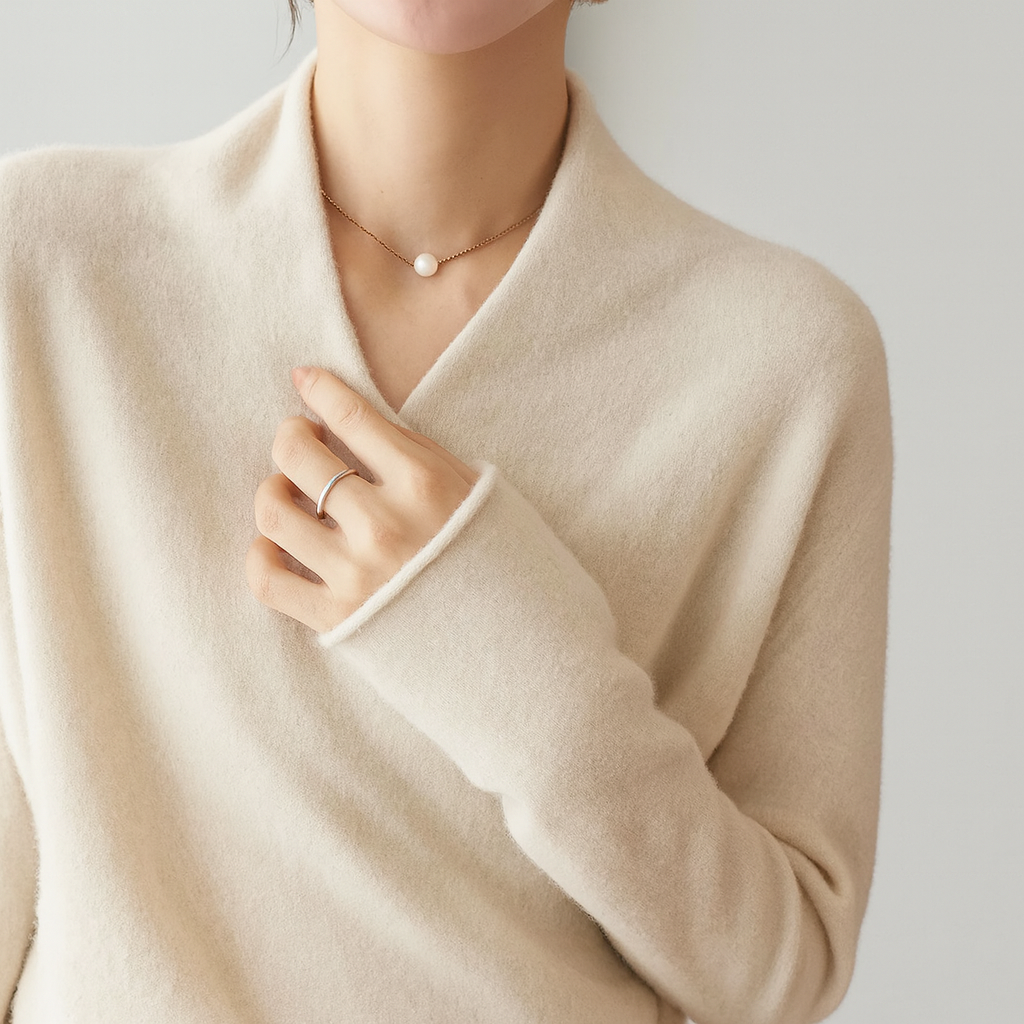 WINSLET WOOL V-NECK