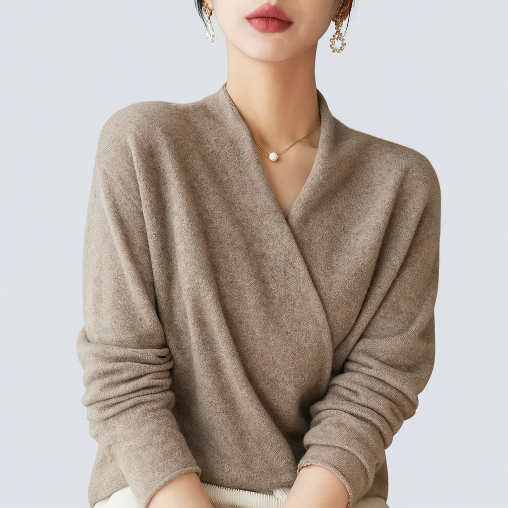 WINSLET WOOL V-NECK
