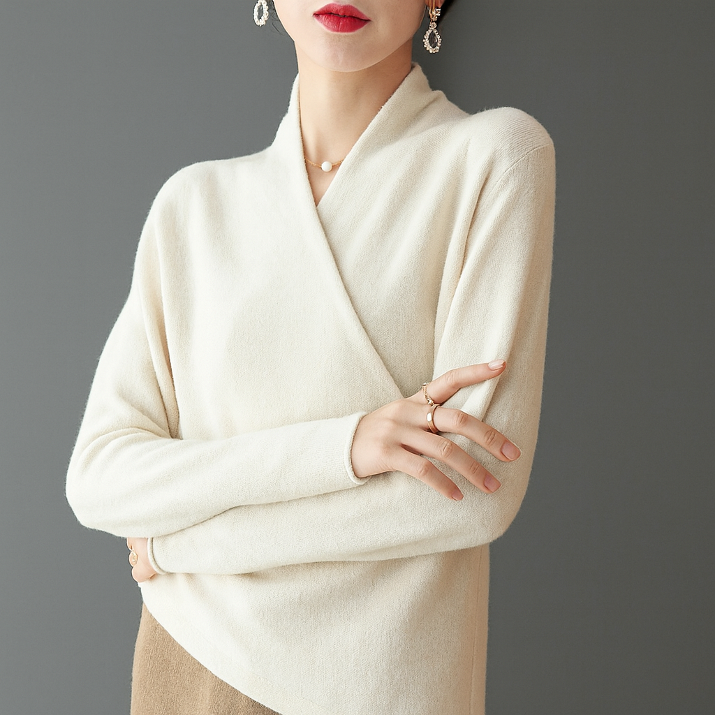 WINSLET WOOL V-NECK