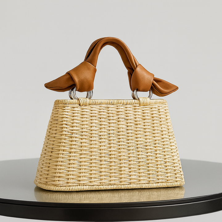 Monclaire Woven Handbag