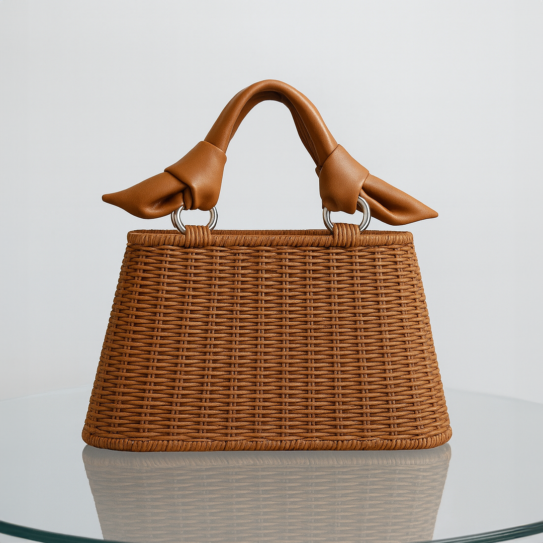 Monclaire Woven Handbag