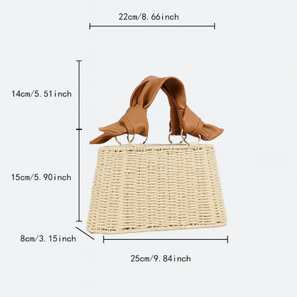 MONCLAIRE WOVEN HANDBAG
