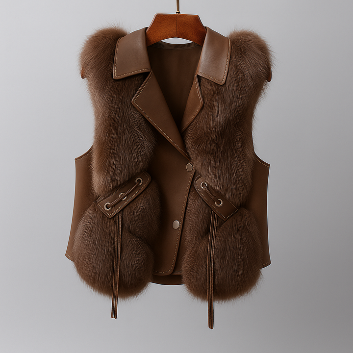 Sara Shearling Vest