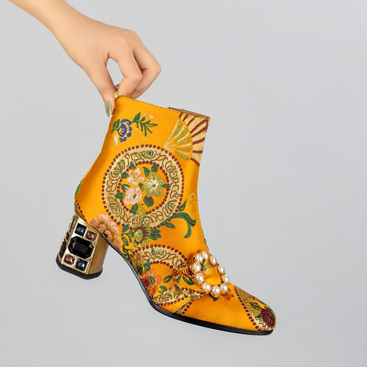 BOHEMIAN BLOOM HEELS
