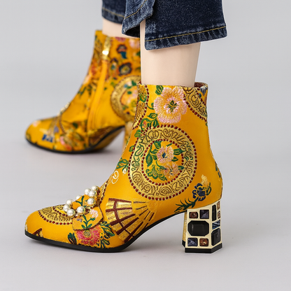 BOHEMIAN BLOOM HEELS