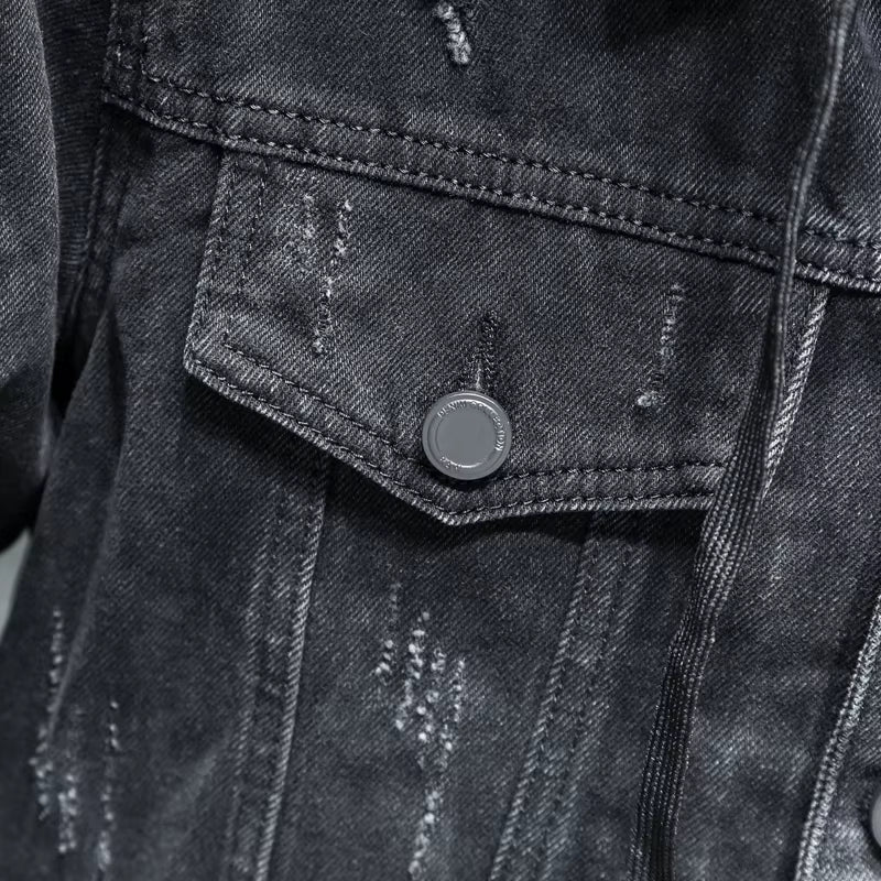 RIDGEMEYER THERMAL DENIM HOODIE