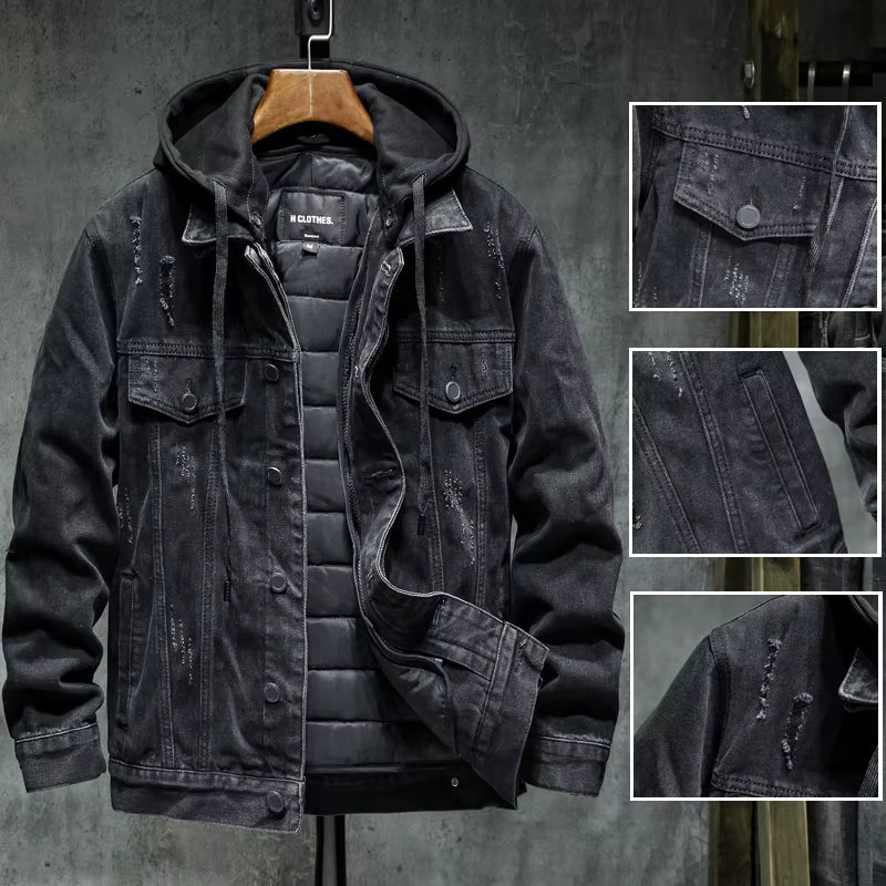 RIDGEMEYER THERMAL DENIM HOODIE